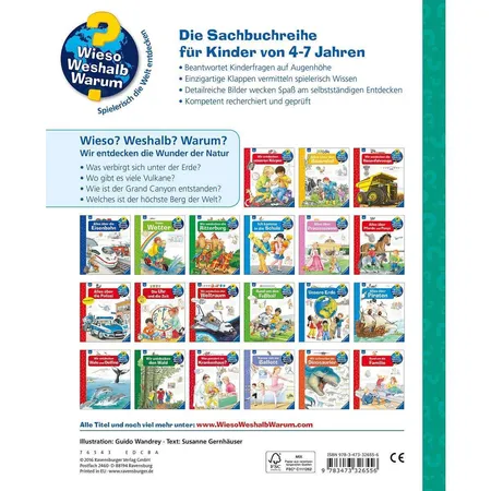 Ravensburger Wieso? Weshalb? Warum? Band. 61: Wir entdecken die Wunder der Natur