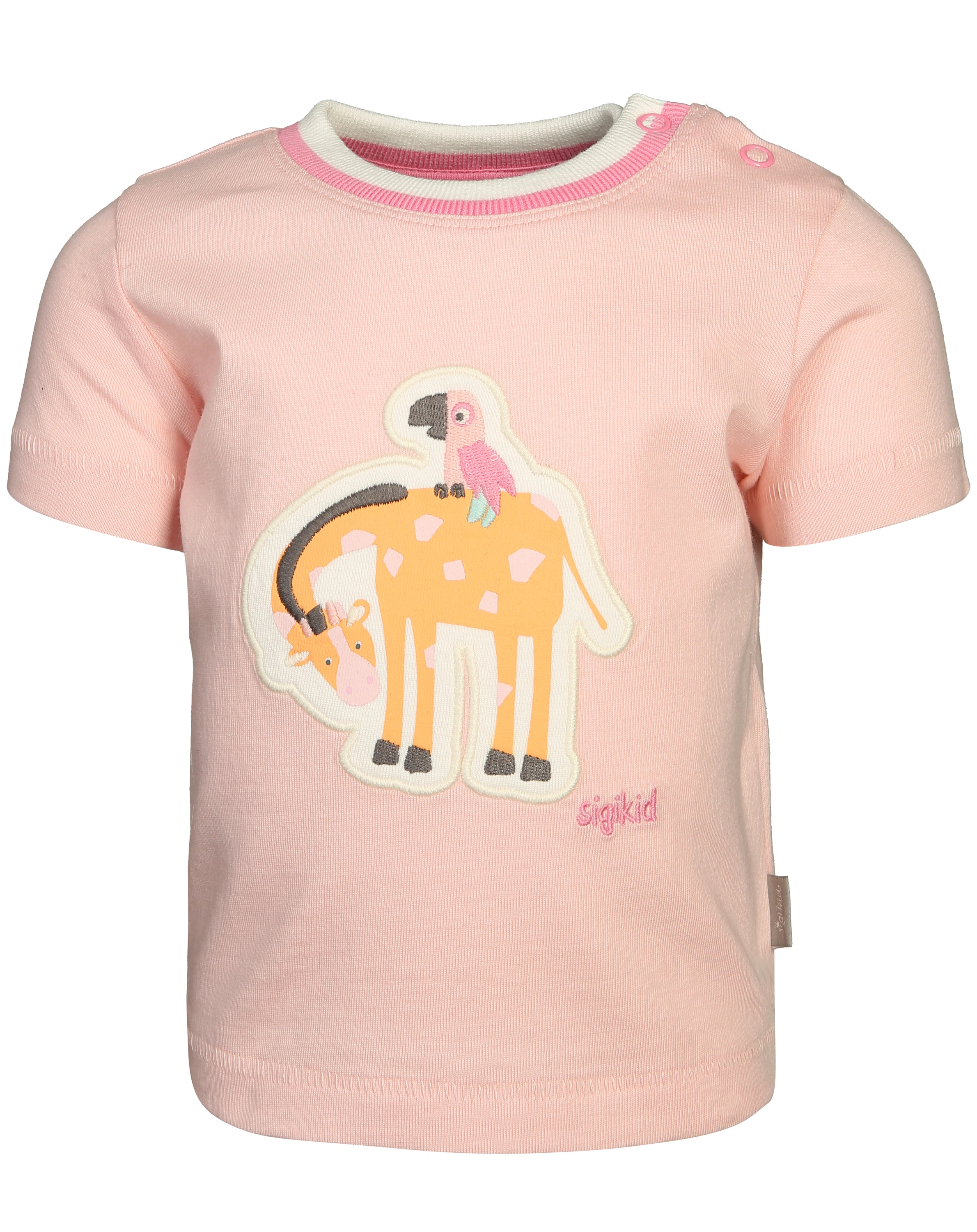 T-Shirt GIRAFFE in rosa