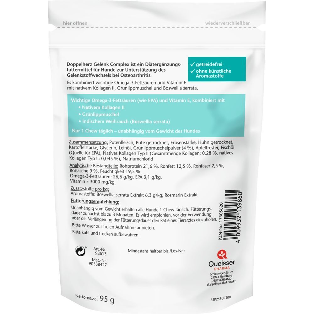 Doppelherz® für Tiere Gelenk Complex für Hunde