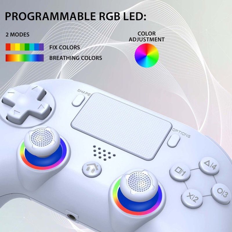 Subsonic - Draadloze Controller - Wit - PS5 Compatibel