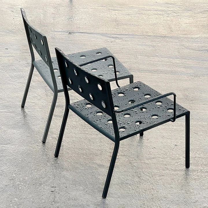 HAY - Balcony Lounge Chair, iron red