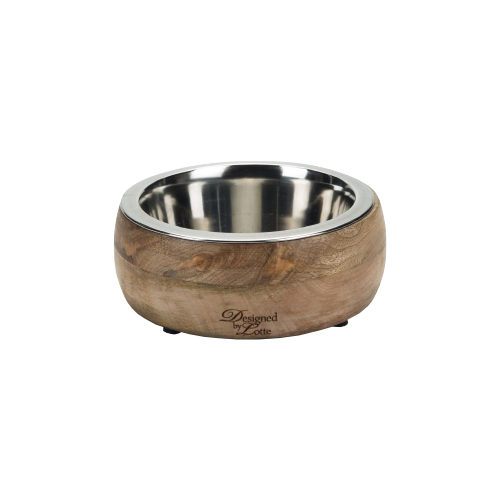 Designed by Lotte Houten Eet- en Drinkbak Mandira