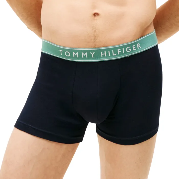 Tommy Hilfiger Logo Waistband Trunk Boxershorts Heren (3-pack)