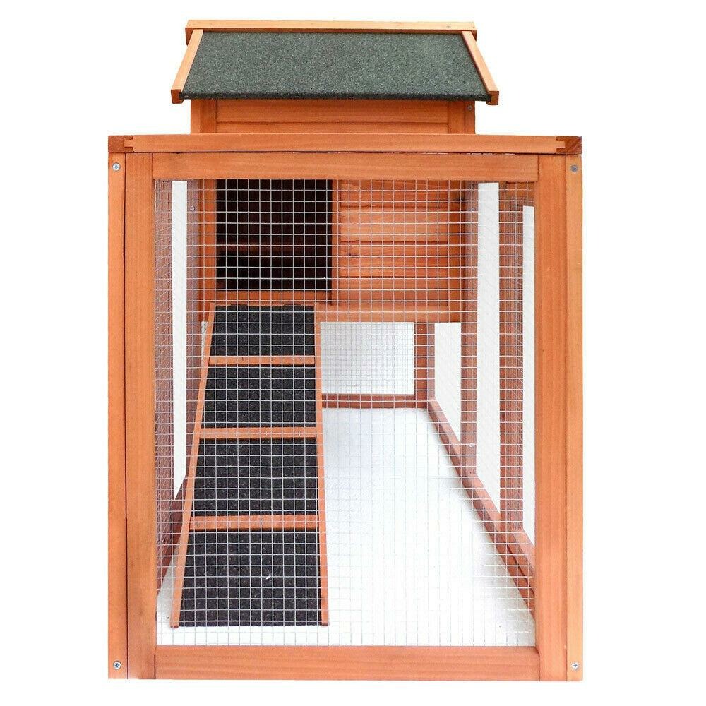 Cabane clapier à lapins rongeurs poulailler lapinière ou autres petits animaux en bois 870 x 465 x 1600 mm