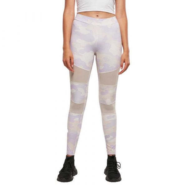 Urban Classics Camo Tech Mesh Leggings Roxo L Mulher