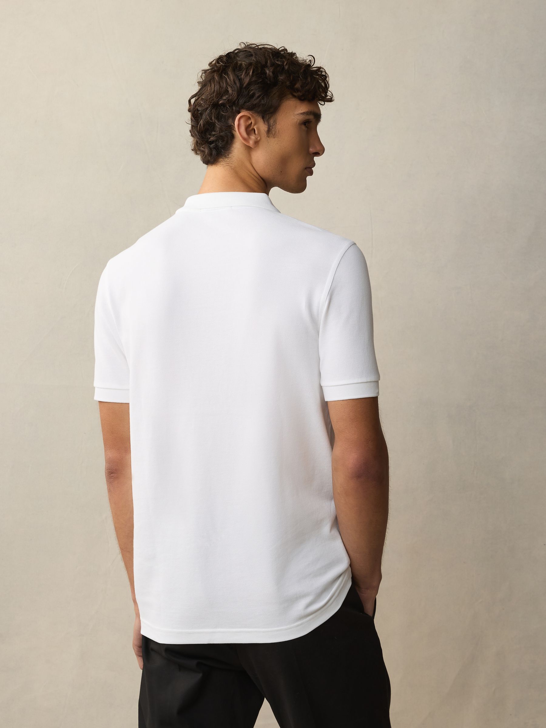 Wit - Fred Perry-poloshirt