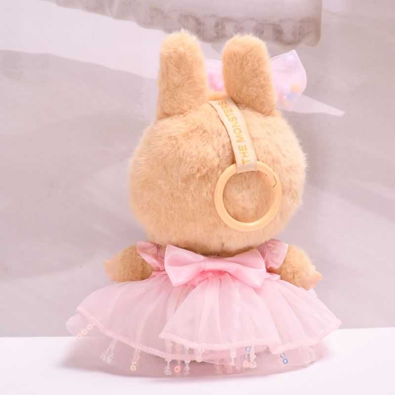 Masoom - Set: Strikdetail Prinsessenjurk Poppenkleding + Haarspeld - 17cm