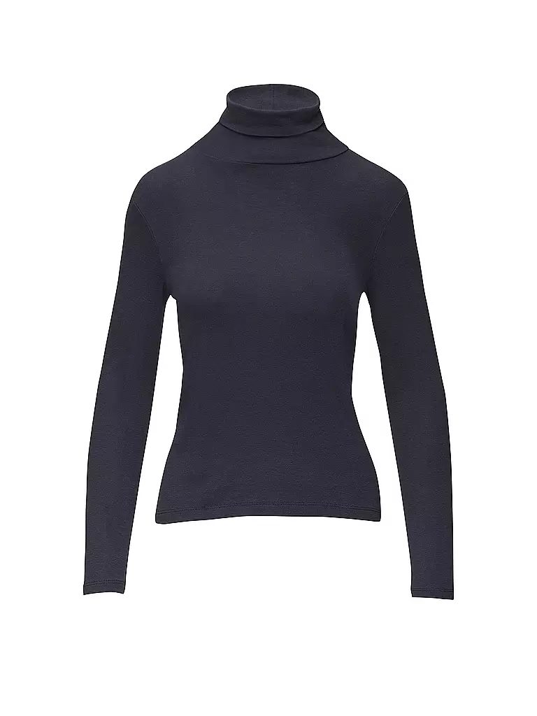S.OLIVER Rollkragenshirt blau
