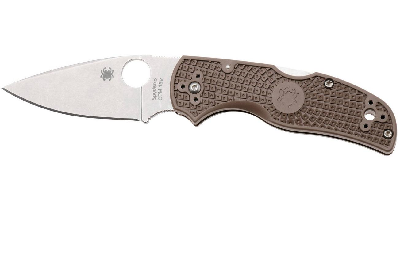 Spyderco Native 5 Lightweight CPM 15V C41PBN15V5 Brown FRN, Sprint Run zakmes