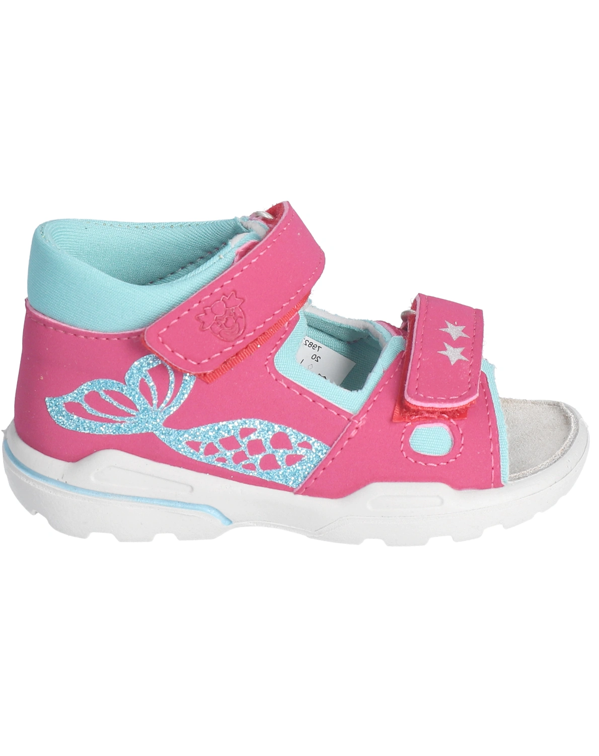 Klett-Sandalen ARIELLE in pink/frozen