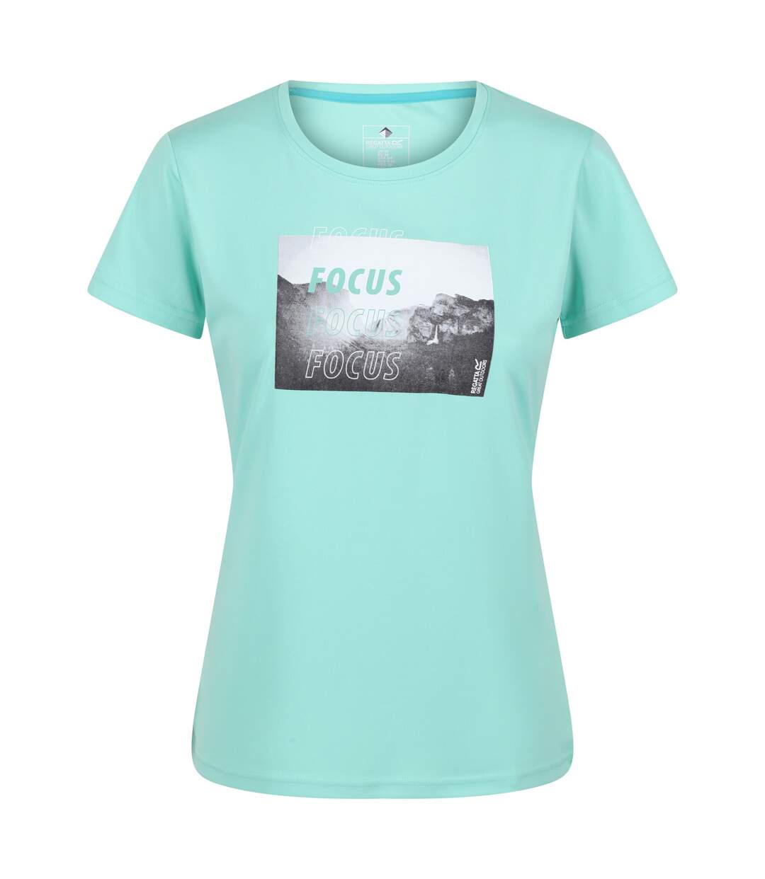 Regatta - T-shirt FINGAL - Femme (Turquoise pâle) - UTRG7093