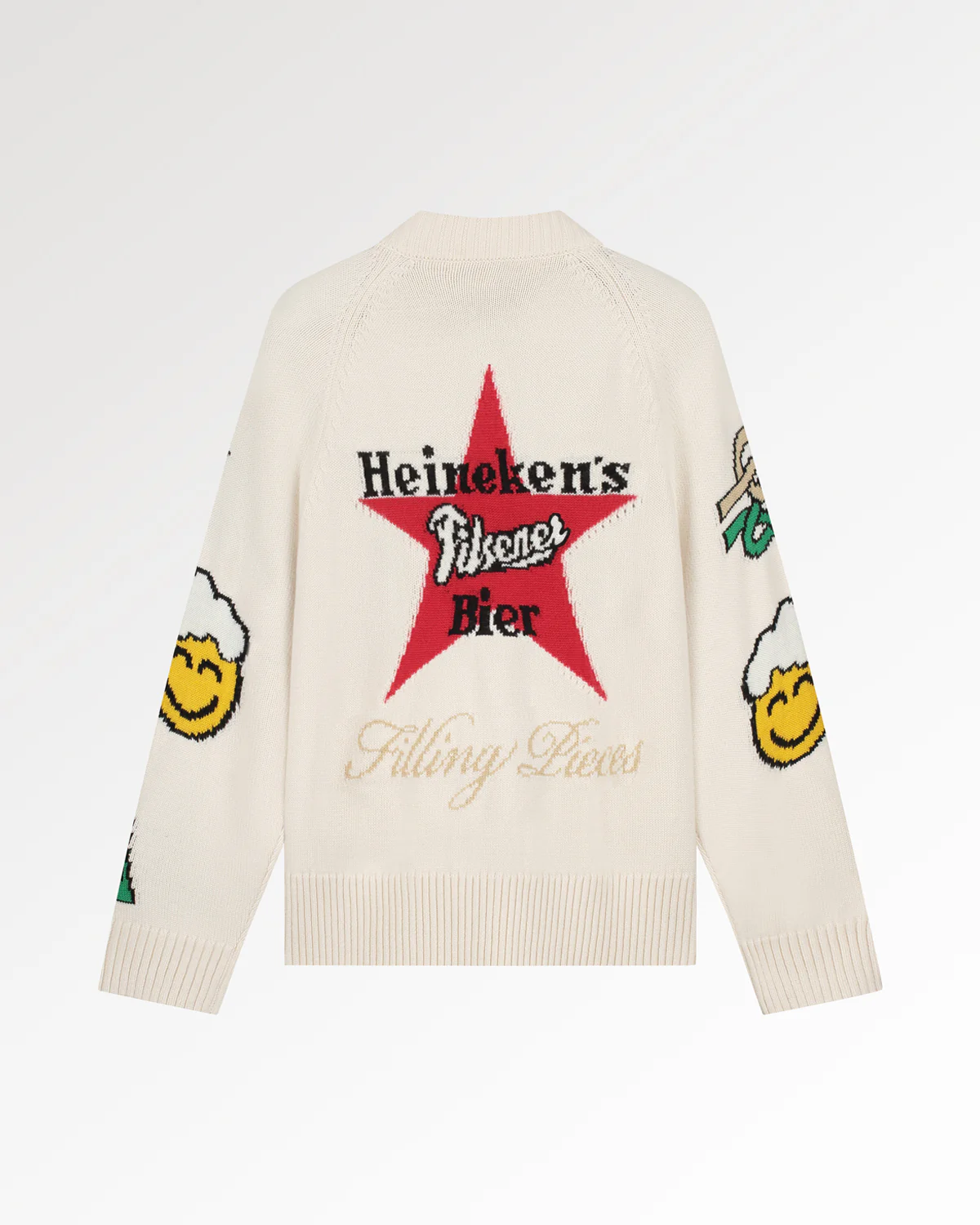 Zip Knit Heineken Antique White