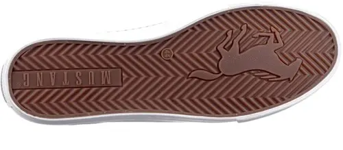 Mustang groen 1272-307 - maat 44 sneaker groen - maat 44 Calandschoen