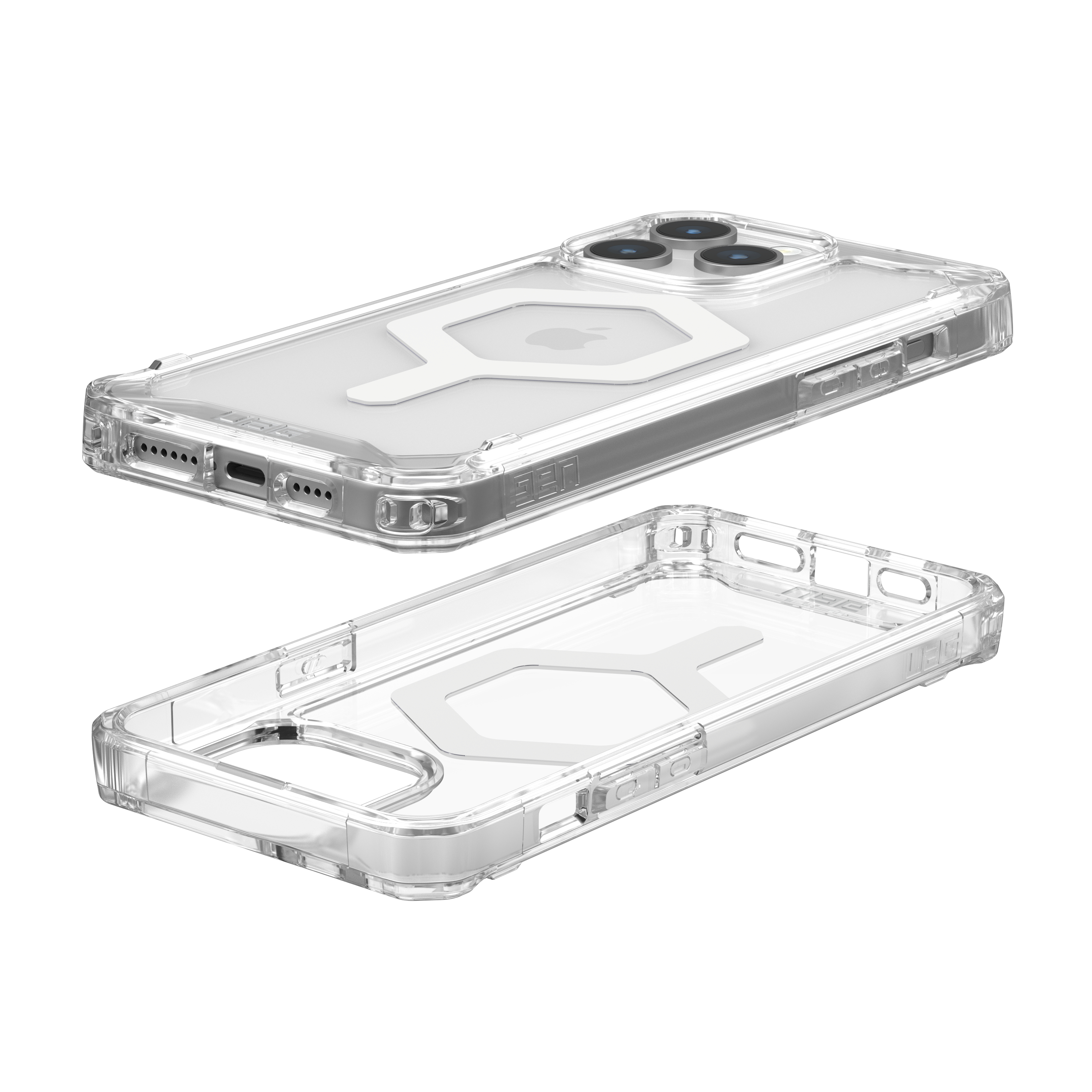 iPhone 15 Pro Max MagSafe Hybrid Schutzhülle Plyo (114305114341) - Transparent (Ice)