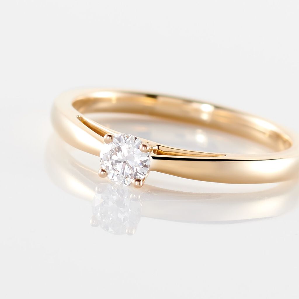 Bague Soltaire Celina Or Jaune Diamant