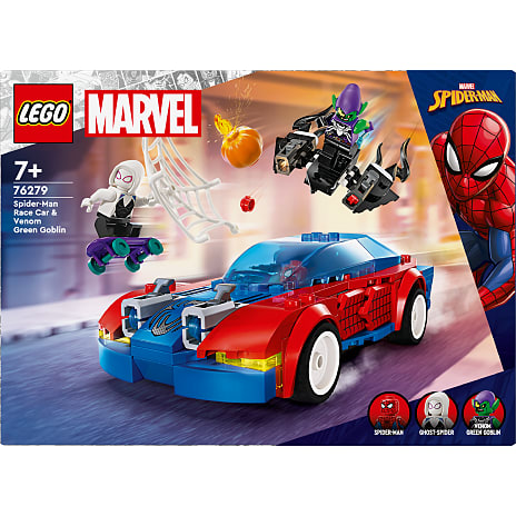 LEGO Marvel Spider-Mans racerbil og Venom Green Goblin 76279