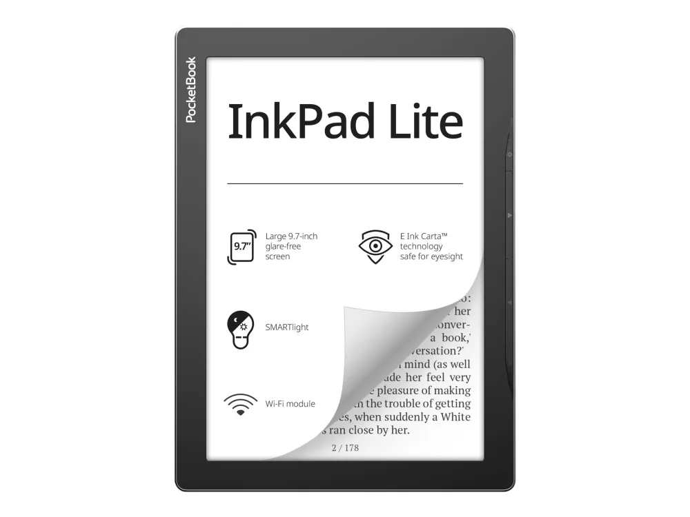 PocketBook InkPad Lite - eBook læser - 8 GB - 9