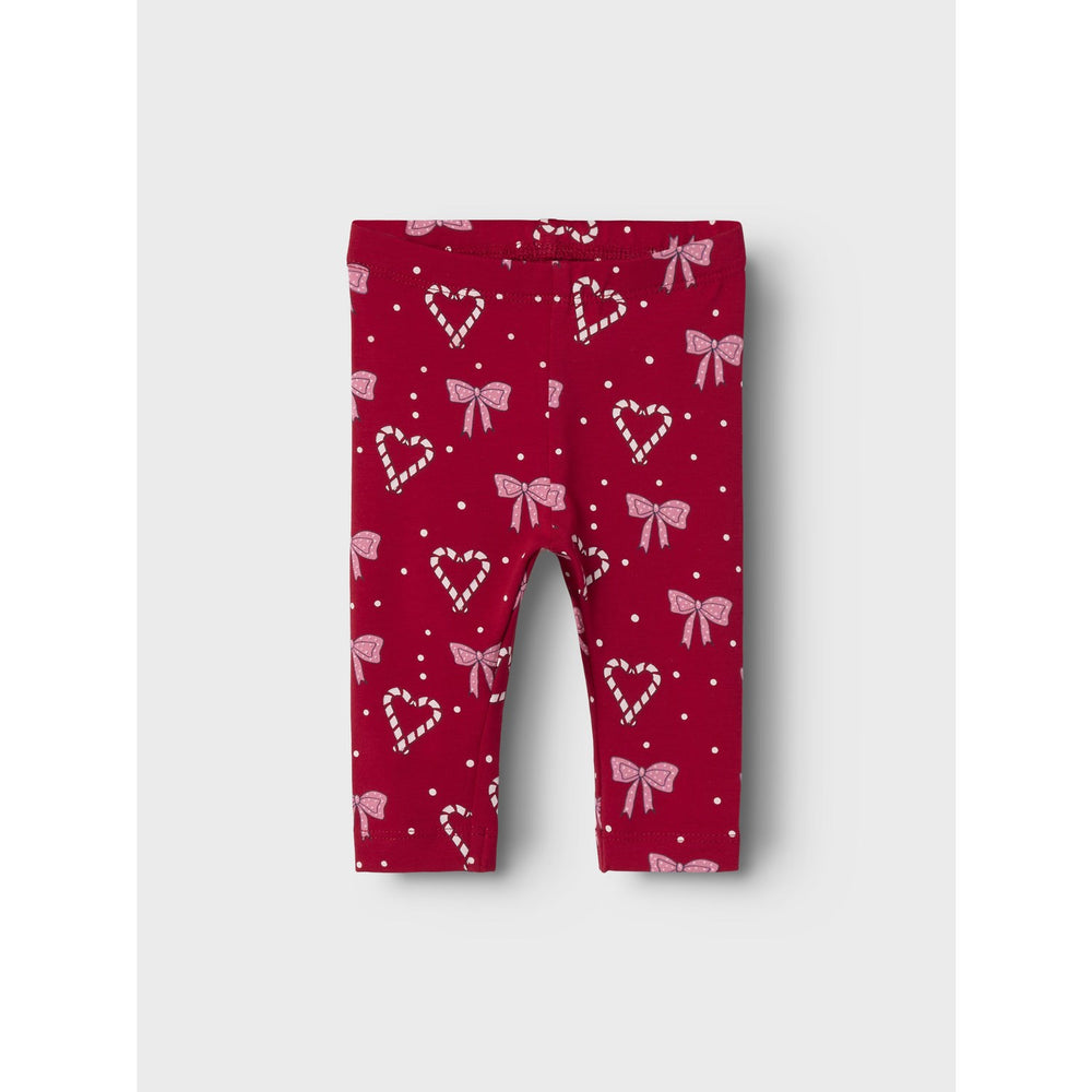 Køb Name It Jester Red Nbfri Leggings