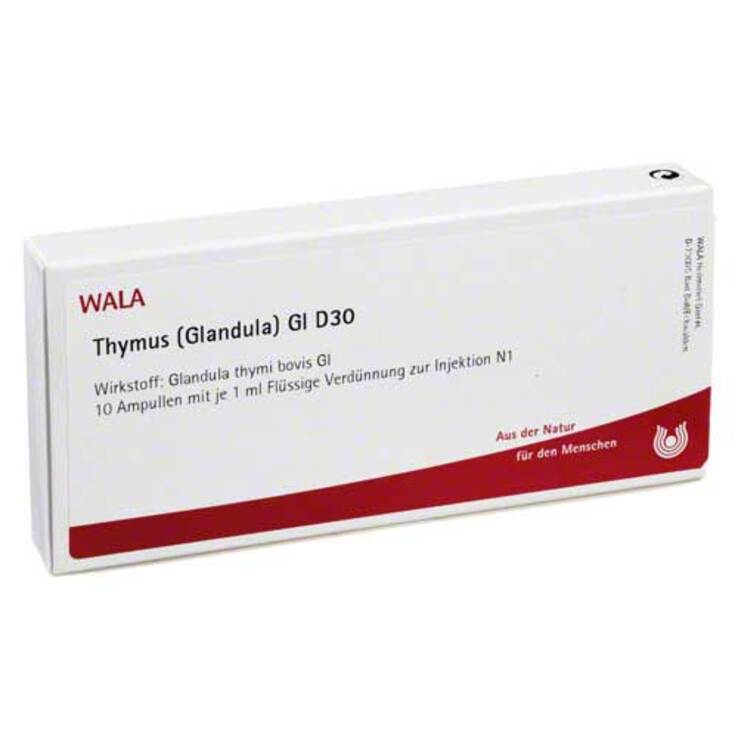 Thymus Glandula GL D 30 Ampullen, 10X1 ml