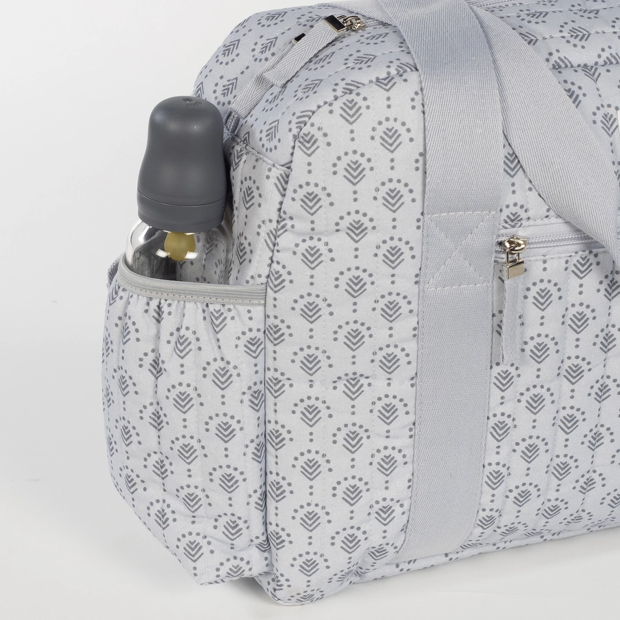 Walking Mum Wickeltasche Indian Ash grau