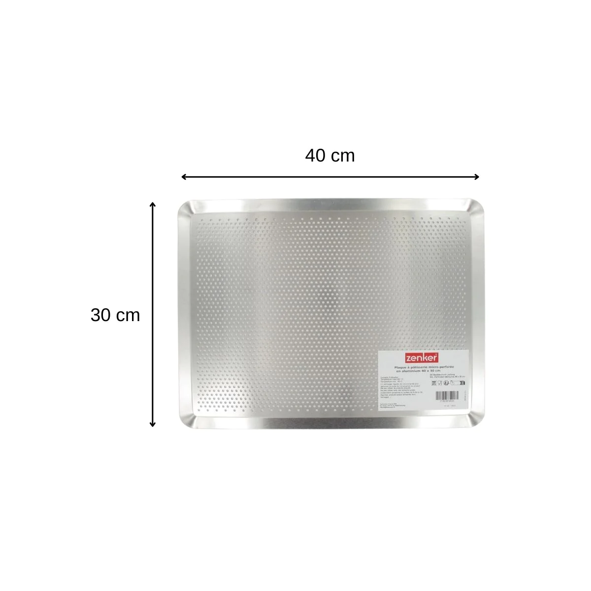 Plaque à pâtisserie perforée en aluminium Special Cooking Zenker