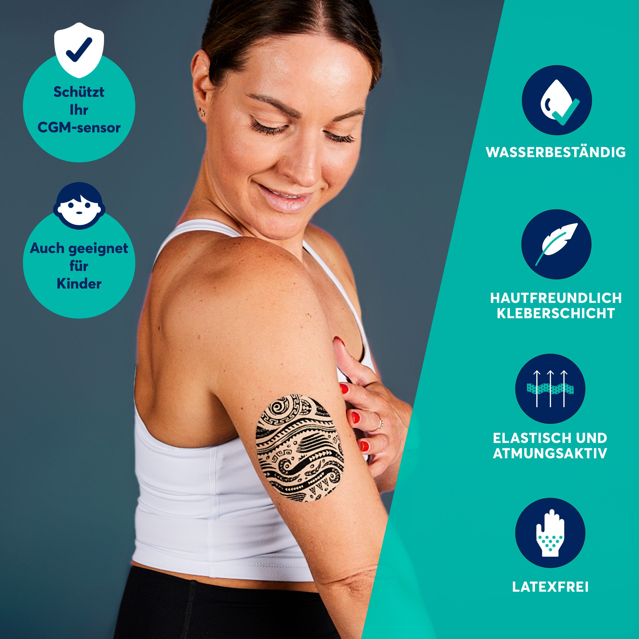 CureTape® - Freestyle libre und Dexcom Sensor Fixierpflaster