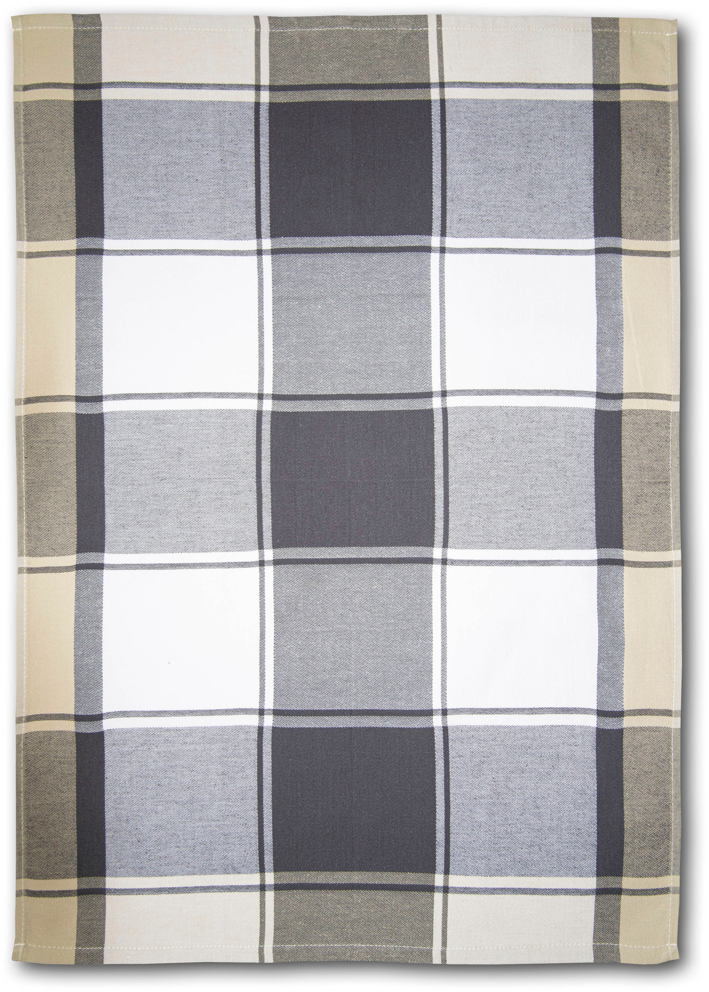Dyckhoff Geschirrtuch »KARO, Masse je Tuch ca. 50x70 cm, aus 100% Baumwolle« mit drei verschiedenen Motiven