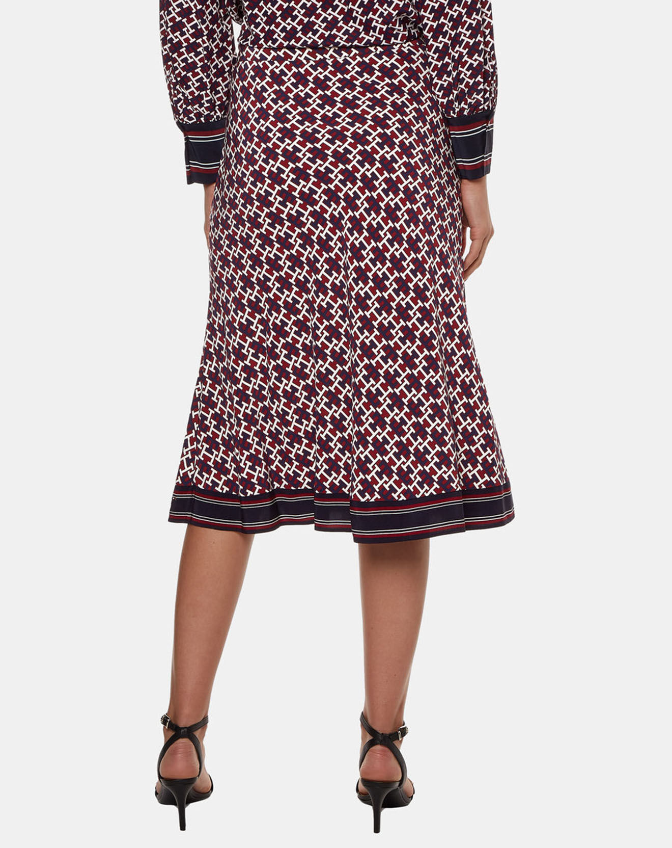 Tommy Hilfiger Jupe midi imprimée Monogram multicolore