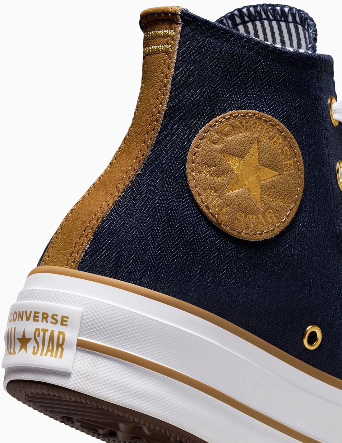 converse Sneakers Compensées Montantes Femme CTAS Lift Hi Obsidian