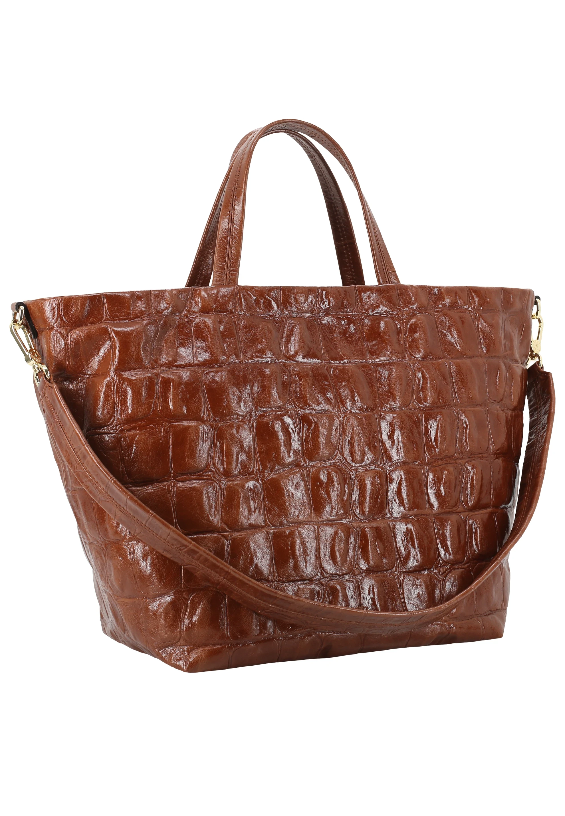 shopper ALBA Leather Maxi Cocco Standard