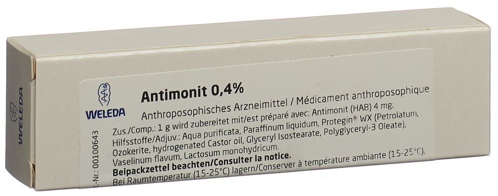 Weleda Antimonit 0.4 %<br>25 g, Tube, Creme