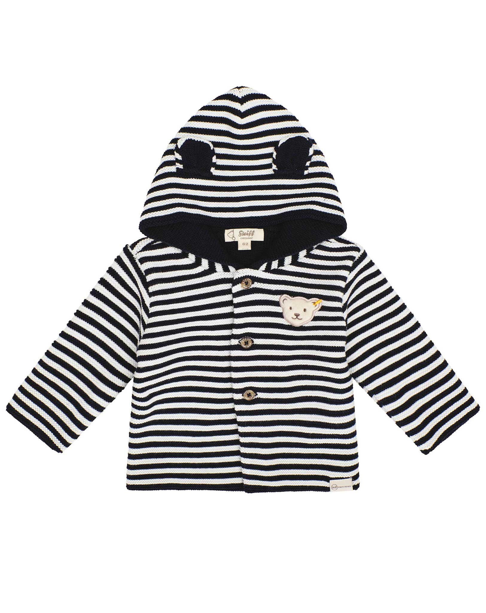 Strickjacke WELLNESS gestreift in navy