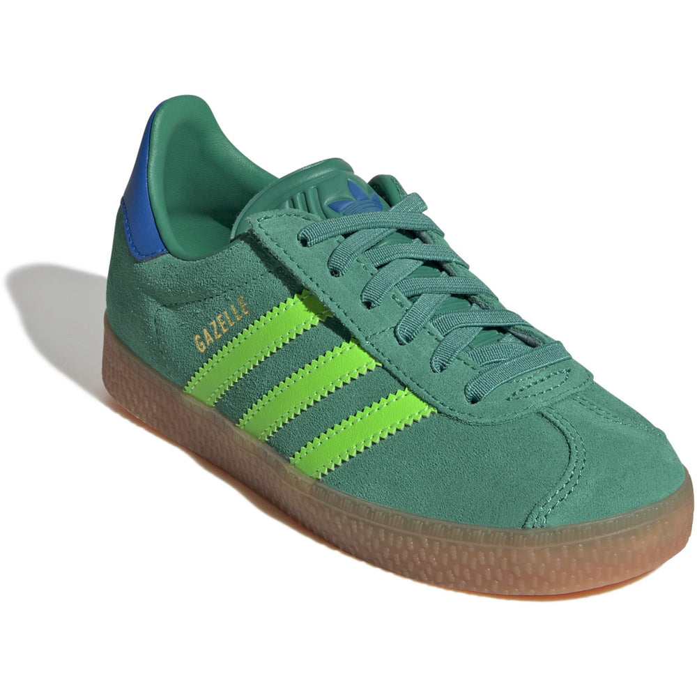 Køb adidas Originals Semi Court Green/Solar Green/Bluebird Gazelle Cf El C Sneakers