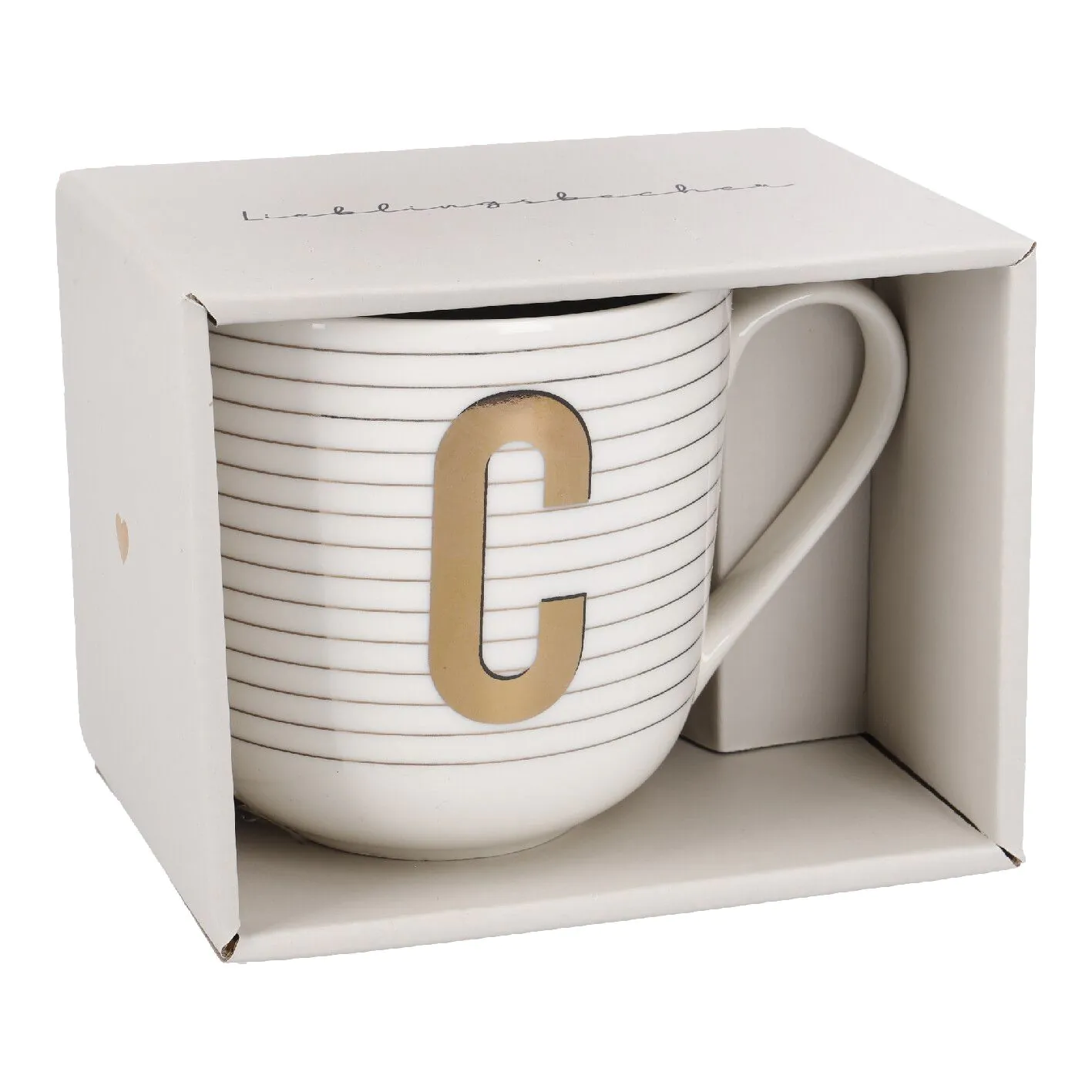 Becher mit Buchstabe C