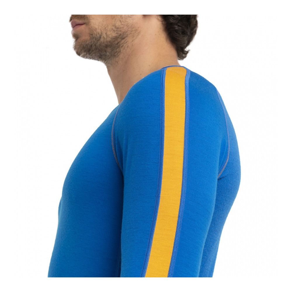 Icebreaker ZONEKNIT 200 - Sous-couche Homme lazurite/solar/cb
