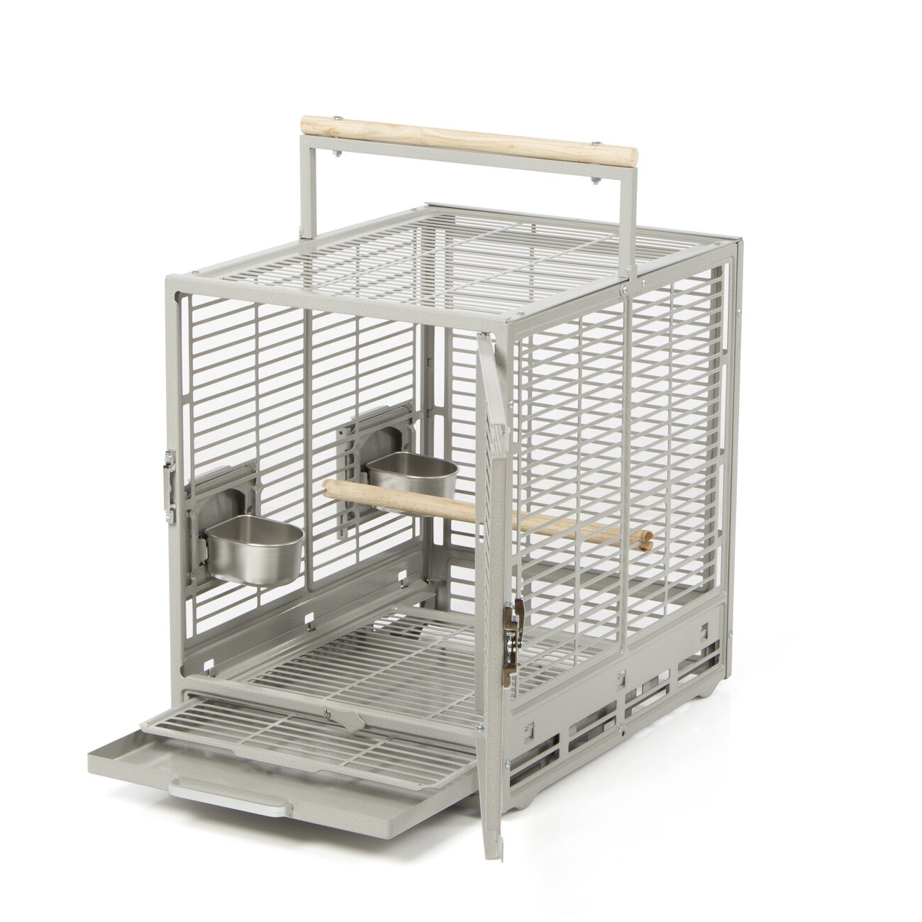 Montana Cages Transportkäfig Evo hellgrau