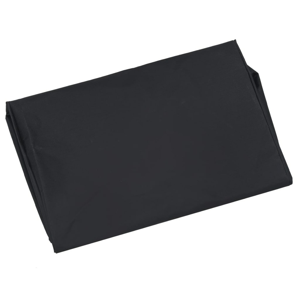 Bâche de chariot de jardin noir 81x41x40 cm tissu