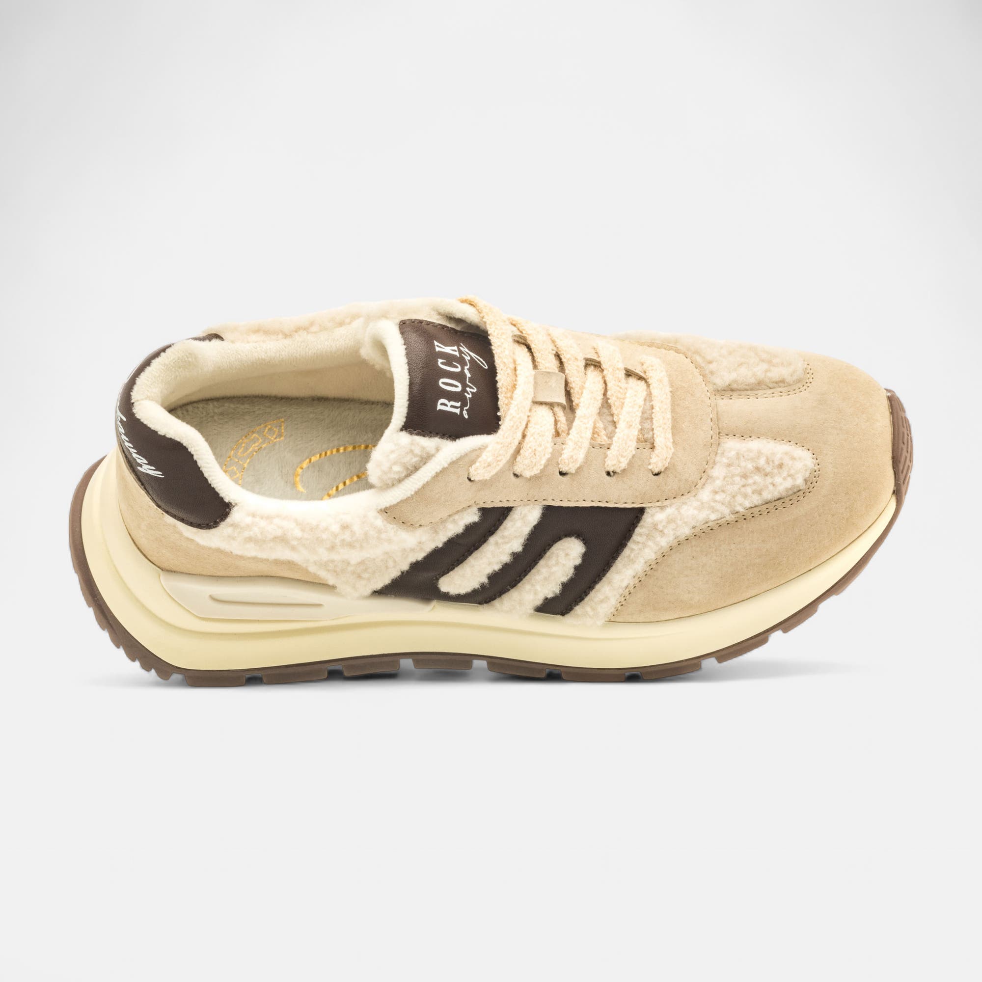 Baskets basses Femme beige