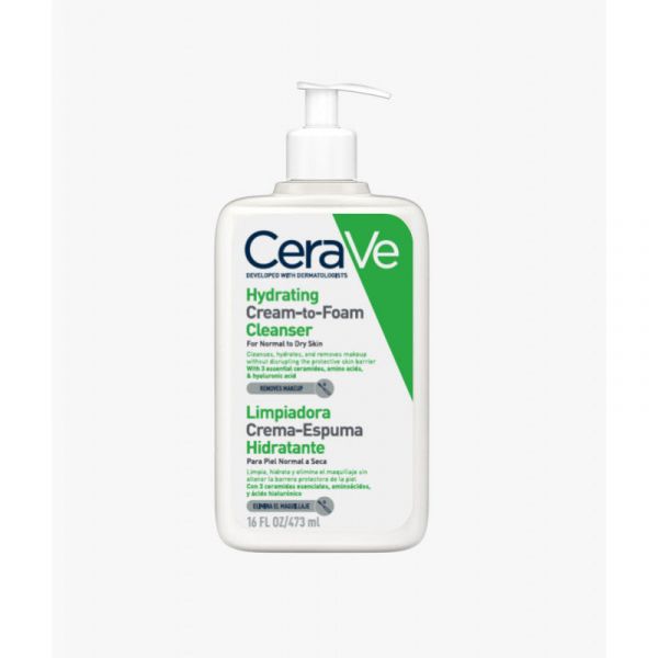 CeraVe Creme Espuma de Limpeza Hidratante 473ml