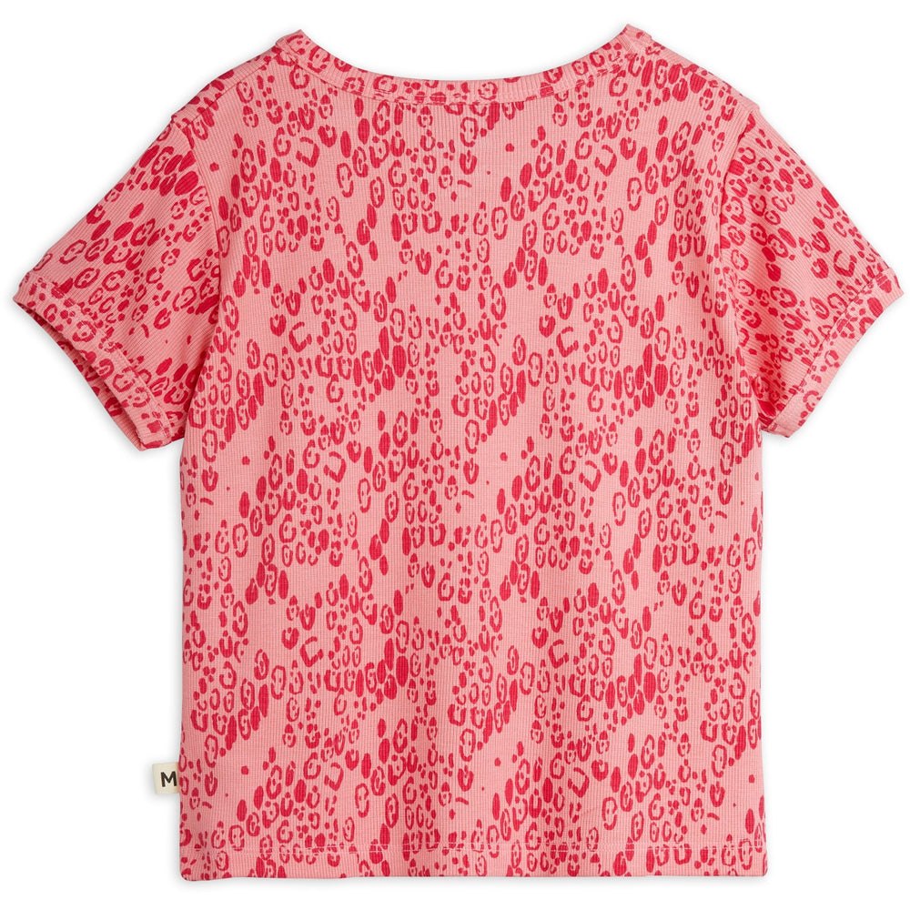 Køb Mini Rodini Pink Mini Leopard AOP Ss Tee