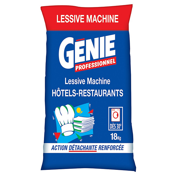 Lessive en poudre Génie Professionnel hôtels-restaurants 360 lavages
