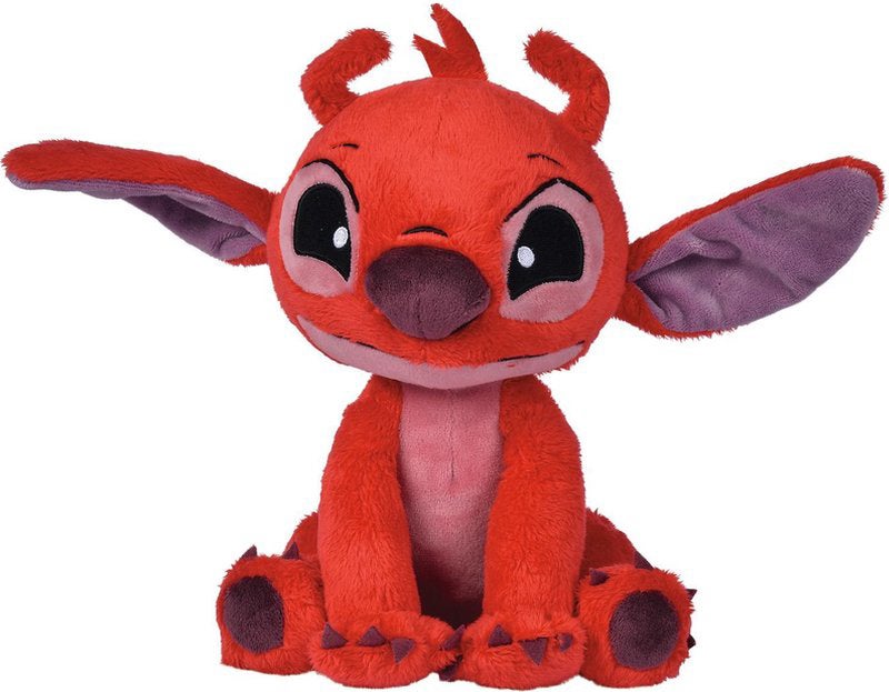 Disney knuffel Lilo & Stitch leroy rood 10 x 9 x 20 cm