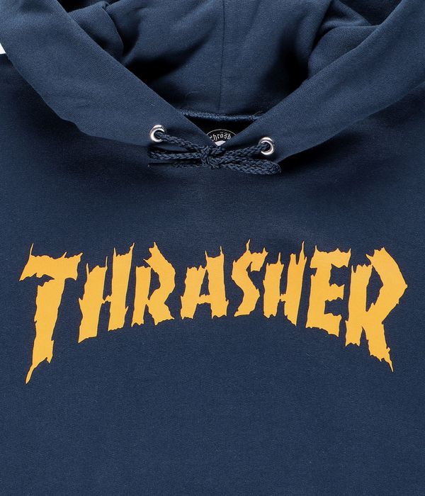 Thrasher Burn It Down Hoodie (navy)