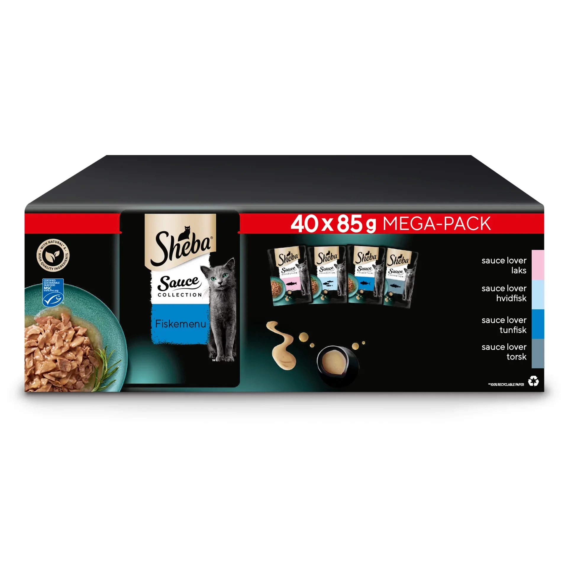 Sheba Sheba Collection fisk 40 pk