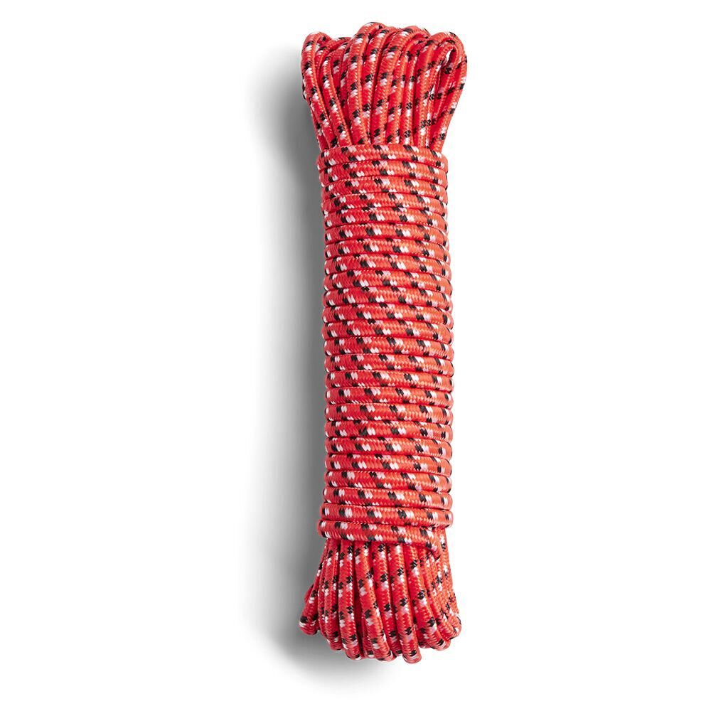Corde Ø0,95xL.300cm plastique rouge
