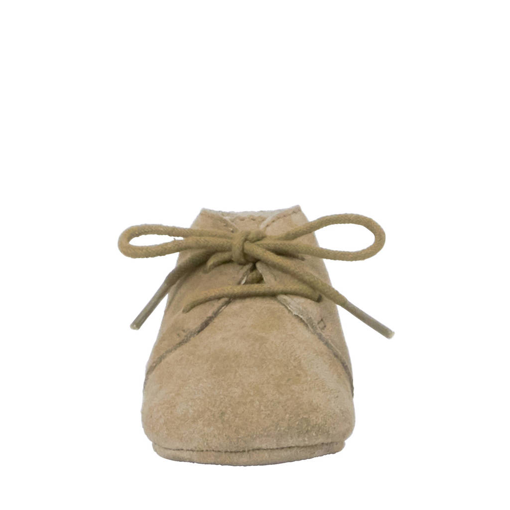 Mavies leren babyschoenen taupe