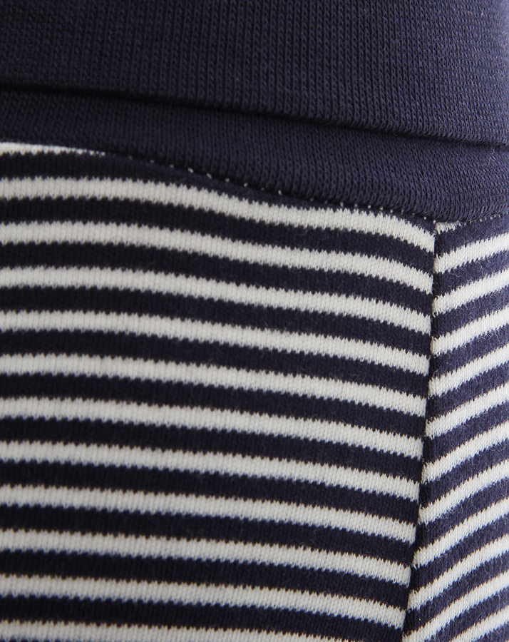 Schlupfhose BASIC gestreift in marine