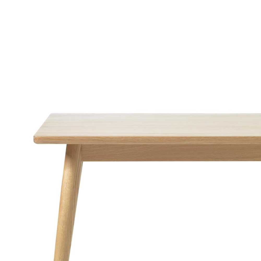 Verlengbare houten eettafel Boas - 150 x 90 cm Naturel