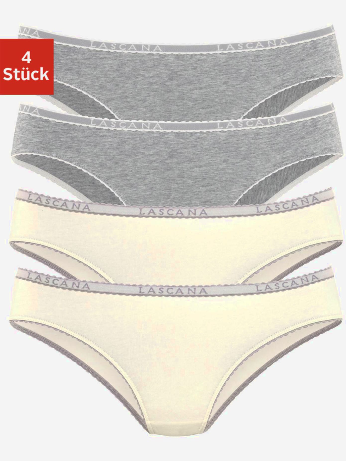 Lot de 4 slips lascana