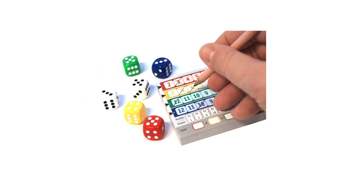 White Goblin GamesQwixx Dobbelspel  (Nederlands, 2 - 5 spelers, 15 minuten, Vanaf 8 jaar)